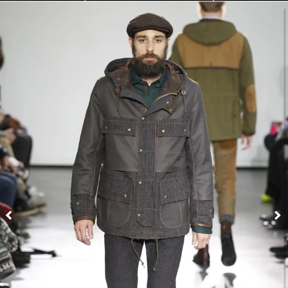 Junya Watanabe MAN 2012AW Runway Wool Patchwork Work Shirt